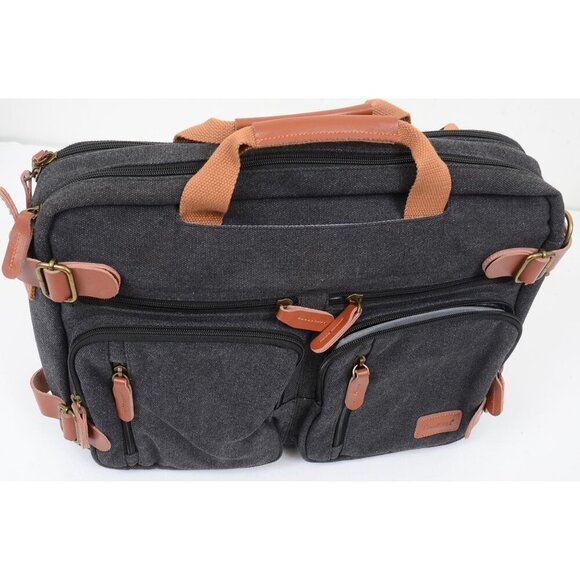 CoolBell Convertible Backpack Messenger Shoulder bag Laptop Case Handbag - Picture 3 of 9